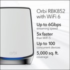 New Netgear Orbi Rbk852 Ax6000 Tri-band Wifi 6 Mesh System Router   Satellite