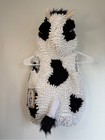 Going Wild Baby Holstein Cow Halloween Costume 12m Full Zip Nwt