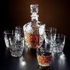 Liquor Whiskey Decanter Vintage Glass Crystal Bottle Wine Stopper Bar Scotch Rum