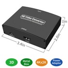 Component Video   L r Rca Stereo Audio To Hdmi Converter Adapter - Dvd Ps3 Xbox