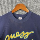 Vintage Guess Jeans Crewneck Sweatshirt Men   s Xl Blue Spelled Out Made In Usa