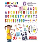 Quercetti 05465 Abc   123 Magnetic - 106pc Letters   Numbers - Free Shipping New