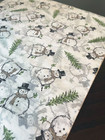 Snowman Design Tissue Paper Sheet Choose Size   Package Amount