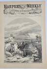 In The Trenches Before Vicksburg - Lt  Col  Strong Takes A Shot 1863 Vtg Print