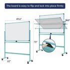 Large Dry-erase Rolling Magnetic Whiteboard - 48 X 32 Inches Dry Erase Board    