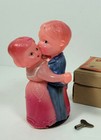 Vtg Celluloid   Tin Toy Wind-up Dancing Couple Occupied Japan 1940s - Very Nice 