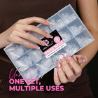 Soft Gel Medium Coffin Nails Tips  510pcs 15 Sizes Pre-buffed Full Cover False N