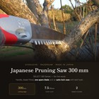Japanese Pruning Saw 300mm Arborist Razorsaw Select 175 Spare Blade Sheath New