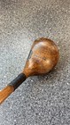 Antique A G Spalding Fancy Face Brassie Socket Head Hickory Shaft 
