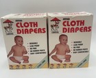  5  Carousel Brand Fitted Cloth Diapers Size Large Reusable 100  Cotton