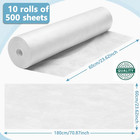 10 Roll Disposable Non Woven Bed Sheet 24 X 71 Inch Bed Cover Disposable Massage
