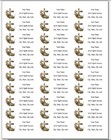 150 Cross  With Flowers Mailing Return Address Labels Personalized  1 X 2 5 8 In