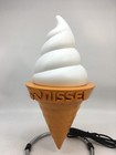 Nissei Soft Serve Ice Cream Cone Light Sign Display Lamp 16 5  Japan Rare Tested