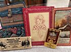 Lot Of  5 Vintage Assorted Needle Books  5 Different Includes Needles