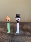 Lot Of 6 Porcelain Pez Trinket Boxes  Fireman  Police  Snowman  Pumpkin