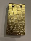 Rare Barneys Ny Lady Gaga s Workshop Alligator Pattern Gold Notebook Pad