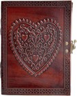 Handmade Genuine Leather Journal 8x6  Vintage Rustic Notebook Single Lock Diary