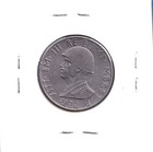 1940r Albania 0 50 Lek  km-30  Stainless Steel  italian Occupation   Metallic