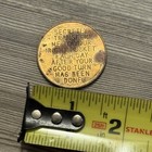 On My Honor I Will Do My Best good Turn Daily Bsa Scout Brass Coin medal 1-3 8 