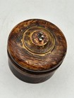 Wooden Indian Vintage Tika Ceremony Kum Kum Powder Box Hand Carved And Painted