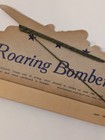 Vintage Roaring Bomber Airplane Toy - Wwii Era Spotswood Usa - Rare Whirl Flight