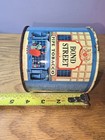 Vintage Antique Bond Street Pipe Tobacco Tin Cannister Lever Opener Empty