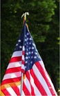 Eagle Flagpole Topper Metal Finial 6 Inch Tall Top Head For 1 Inch Pole
