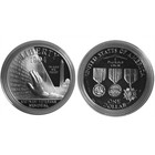 1994-p Proof Silver U s  Veterans Commemorative 3 Coin Set Box  Ogp   Coa