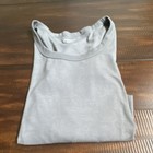 American Eagle Women s Gray Solid One-piece Bodysuit  Xs Regular