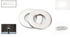 5 16  Stainless Flat Washers - 100 Count 304 Steel For Heavy Duty Use