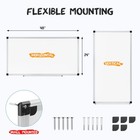 Gianna 48 X 24 Inches Magnetic Dry Erase Board With Aluminum Frame  Whiteboard F