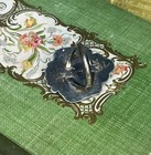 Large Vintage Sterling Silver Turquoise Ring Signed M Kohn Size 8 V1371