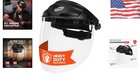 Adjustable Full Face Shield With Anti-fog Coating   Washable Sweatbands Included