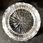 Waterford Giftware 2 Rest Ashtray  Cut Lead Crystal  4 3 4   Vintage  Ireland
