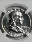 1956 50c Benjamin  ngc Pf69 - Type 2     near Perfect mirrors   Frosty  Incredble   