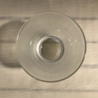 Vintage Federal 1950   s Ribbed Norse Punch Glass Cup Mid Century 2 75  Tall