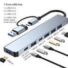 7 In 1 Multiport Usb-c Hub Type C To Usb 3 0 2 0 Multi-hub Dock Splitter Adapter