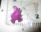 Mcdonalds Grimace Glitter Purp Pin Badge Button Lapel Fast Food Burger Big Mac E
