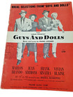 Guys And Dolls Vocal Selections 1955 Frank Loesser Vintage Piano Vocal Songbook