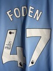 Phil Foden Signed Manchester City Puma Soccer Jersey Beckett Auto Xl
