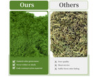 Faux Moss For Plants Artificial Greenery Crafts Home Decor Dark Green 3 5 Oz