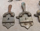 Antique Brass Plated Fancy Ice Box Door Latch  Lock Collectible Vintage Hardware