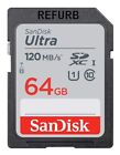 5x Sandisk 64gb Ultra Sdhc Uhs-i   Class 10 Memory Card  Speed Up To 120mb s