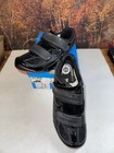 New  Shimano Sh-r065 Men s Road Cycling Shoes Size Eu 42 Usa 8 3  Black 2 Strap