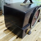 Vintage 1950s    Zenith Bakelite Tube Radio H725 Brown Tested Working Needs Love