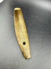 Vintage Antique Solid Brass Curved Butt Plate With Long Top Tang