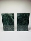 Vintage Marble Stone Bookends Scales Of Justice Gatco Italy Decorative Pair