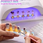 2 Set Nail Stands  Upgraded Aurora Nail Stand For Press Ons  Thickened Wavy 1