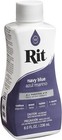 Rit Dye Navy Blue 8oz Fabric Dye For Clothing Wood And Home Decor Projects