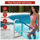 55 x32  Swimming Pool Handrail 375lbs 304 Stainless Steel Non-slip Pool Railings